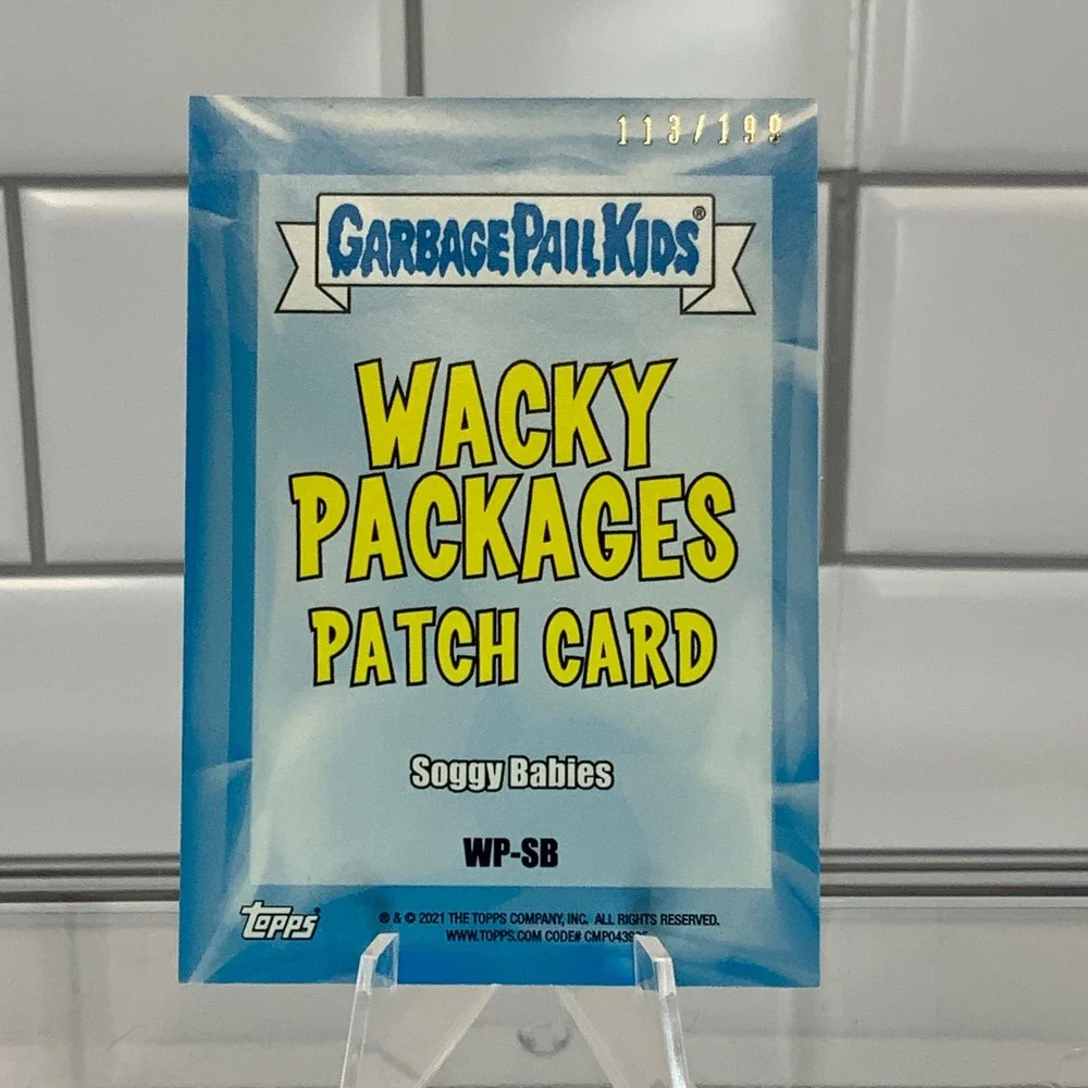 Topps Garbage Pail Kids Soggy Babies WP-SB Food Fight 2021